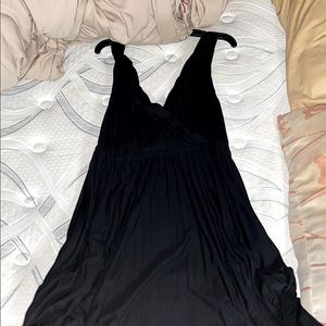 Black maxi dress